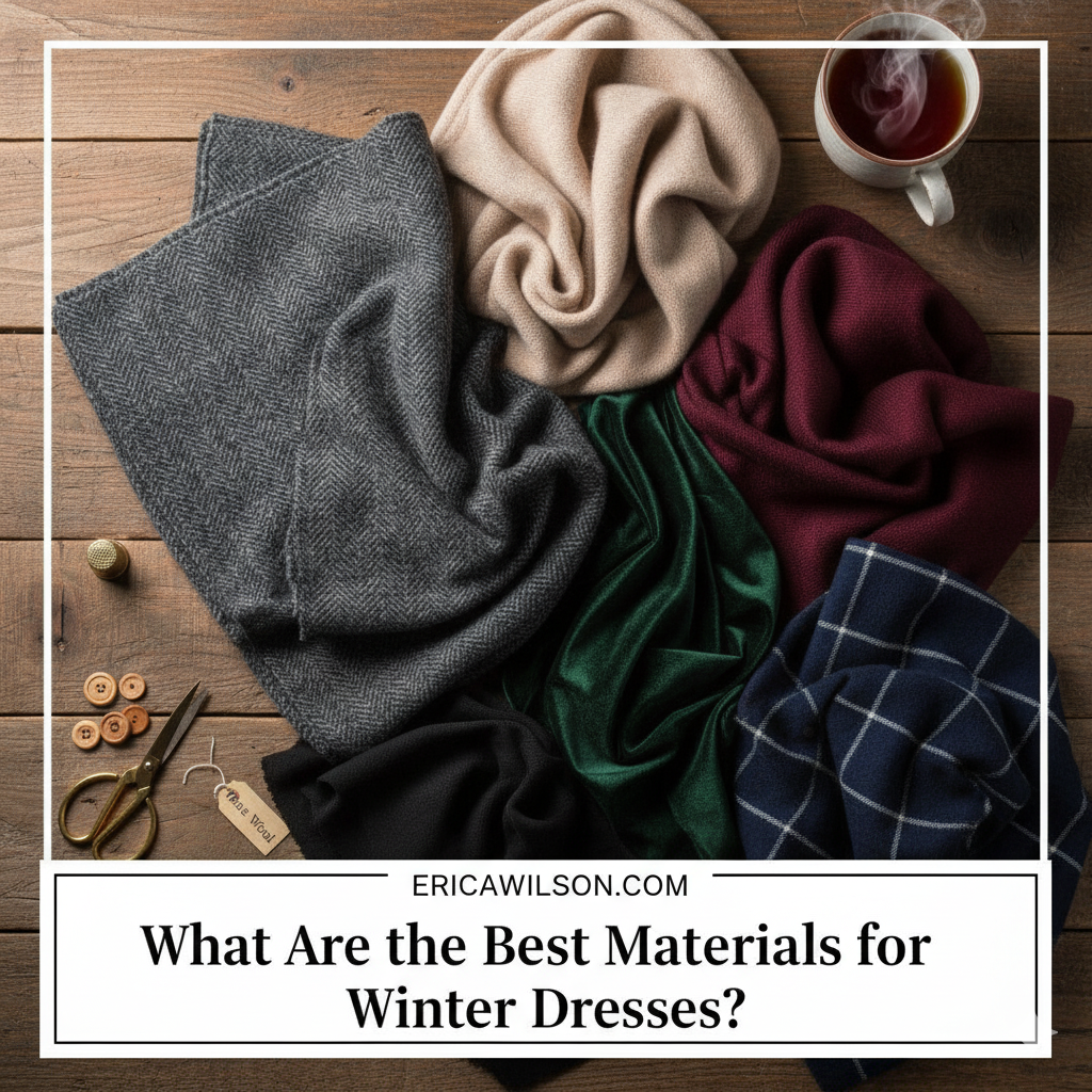 winter fabrics for dresses What Are the Best Materials Dresses? – Erica Wilson Boys Birthday Outfits & Boho-inspired Women's size:M