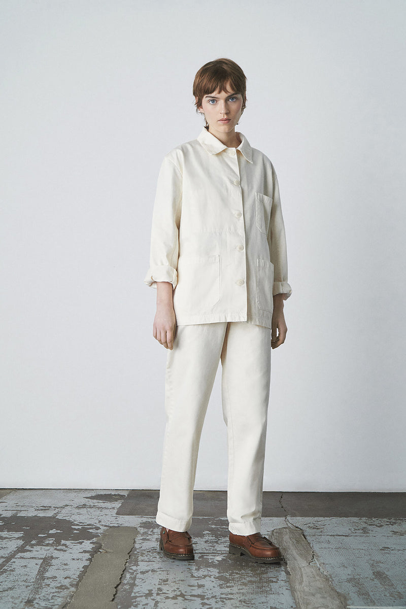Le Mont Saint Michel Garbardine Work Jacket – Erica Wilson