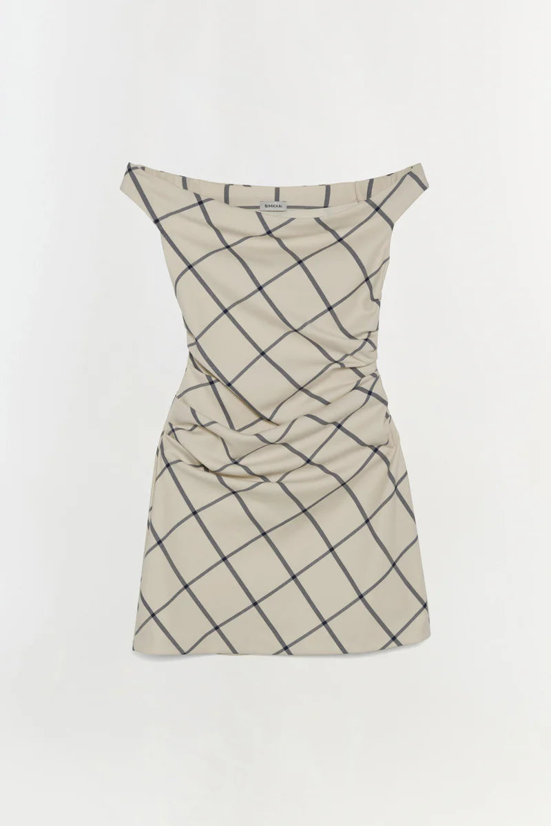 Simkhai Wells Off-Shoulder Mini Dress Simkhai Wells Off-Shoulder Mini Dress