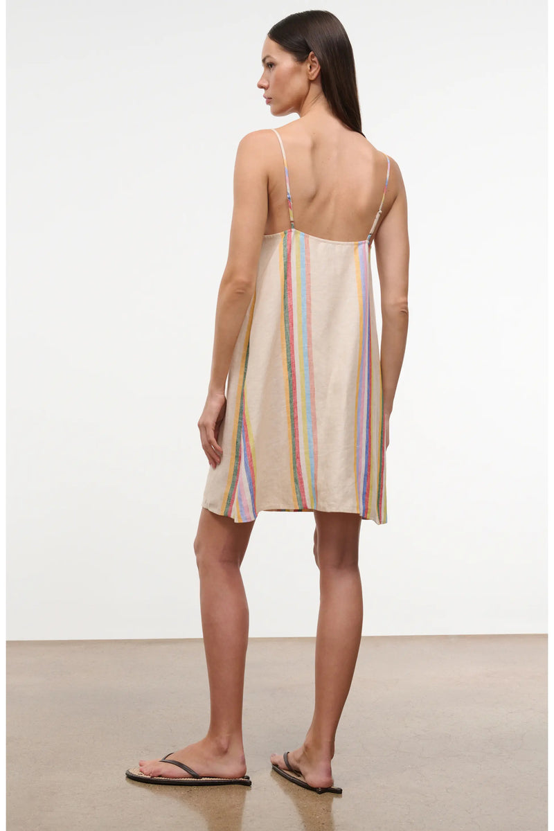 staud laura linen mini dress – Erica Wilson 7-10 Size:64 Long 30% Silk Care NEW LIMITED CODE Item