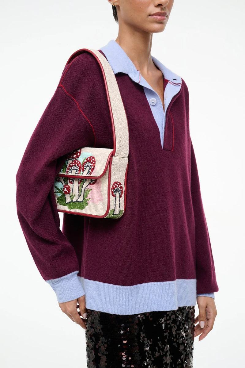Staud Mushroom Tea Tommy Beaded Bag – Erica Wilson