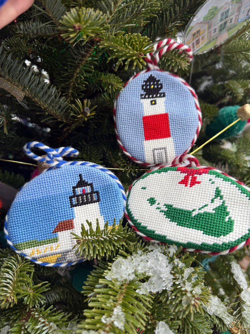 Erica Wilson Brant Point Finished Needlepoint Ornament