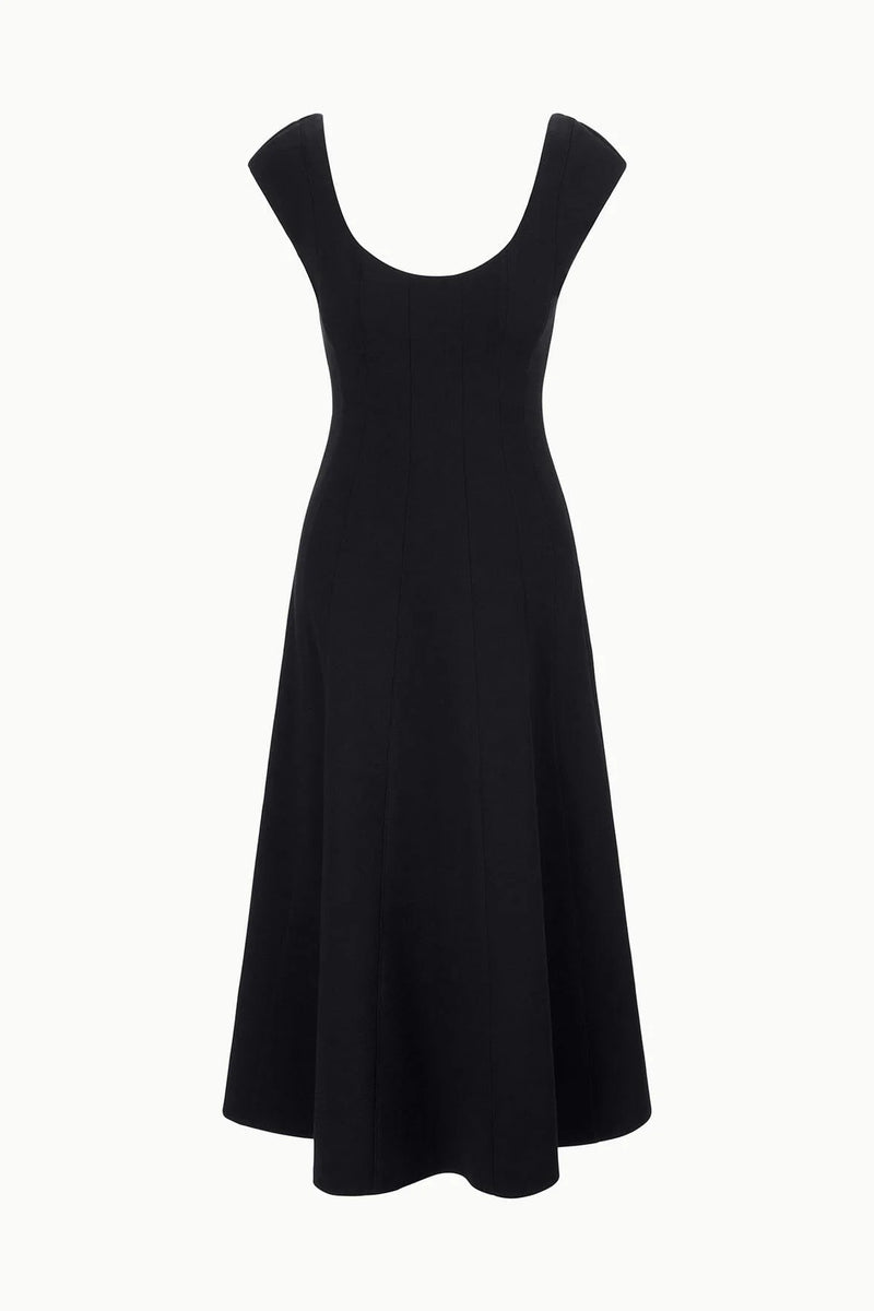 STAUD, Charlotte Dress in Black, Size 4 STAUD, Charlotte Dress in Black, Size 4