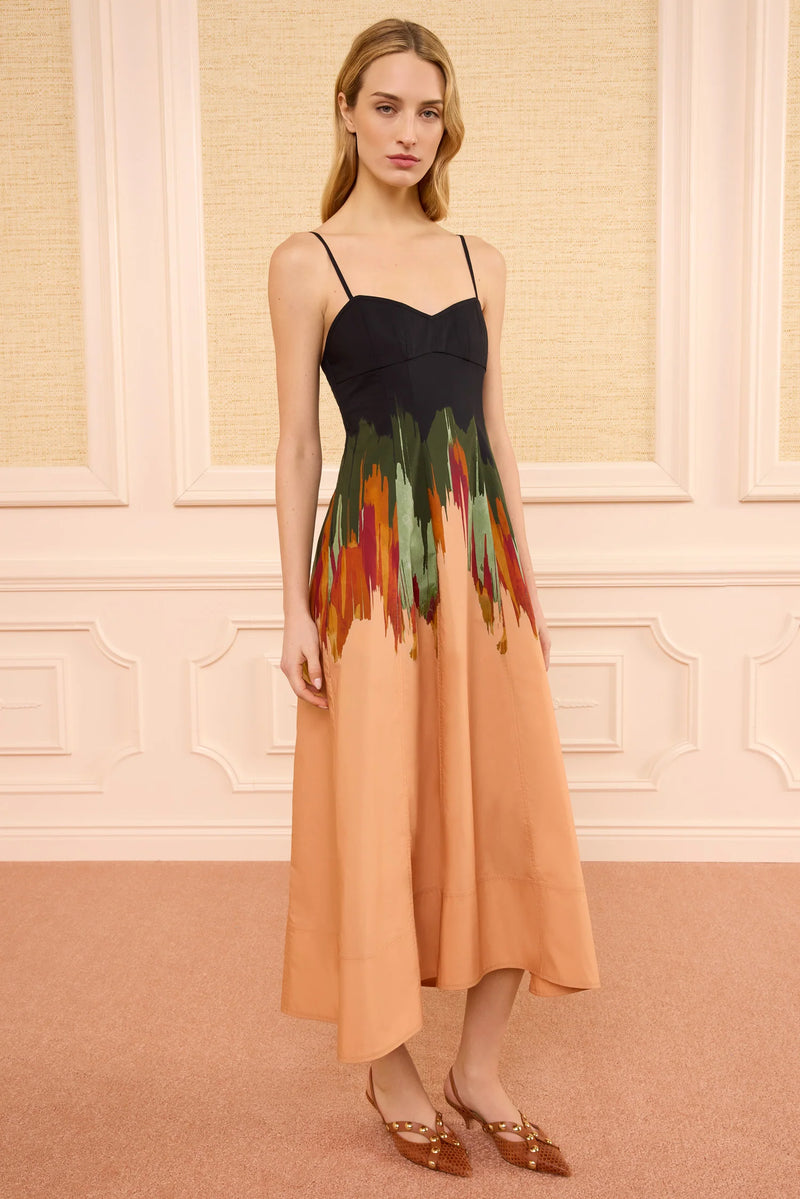 cami cotton dress Fiora Center to Center Measurement:128mm boho_collection A strapless or backless KissProm Flutter Sleeve V-Neck