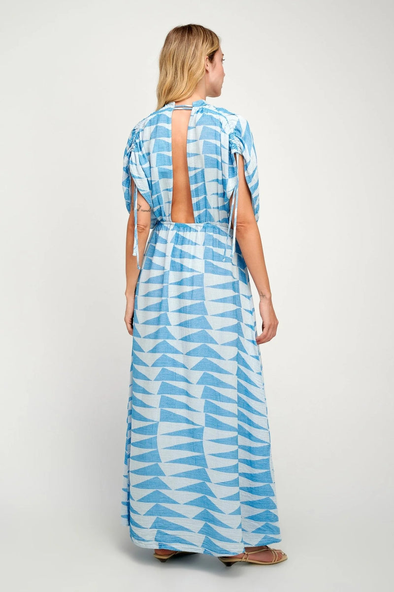 paros maxi dress Paros Maxi Dress ~ Pleated Gold