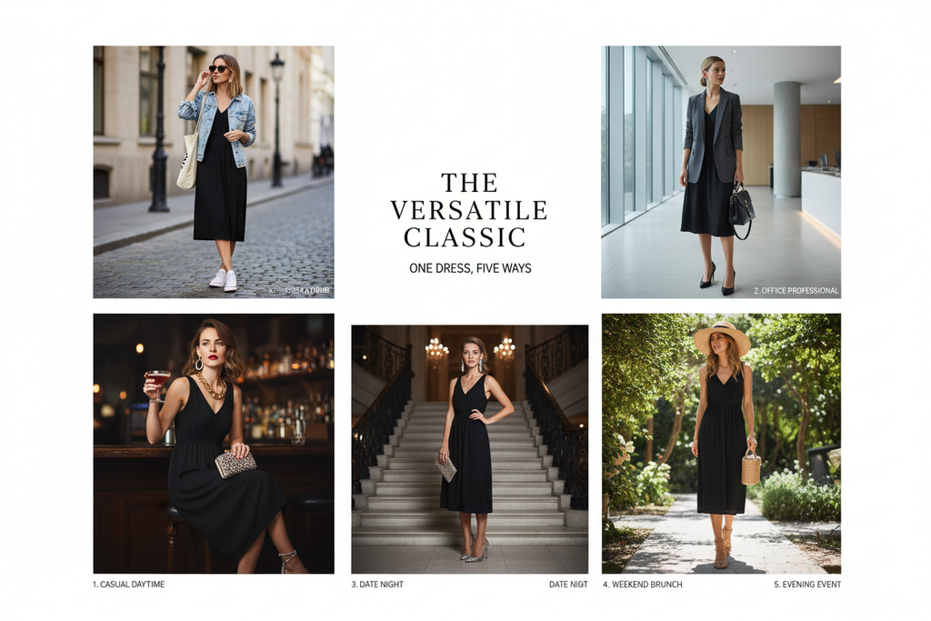 How to Style One Dress for 5 Different Occasions