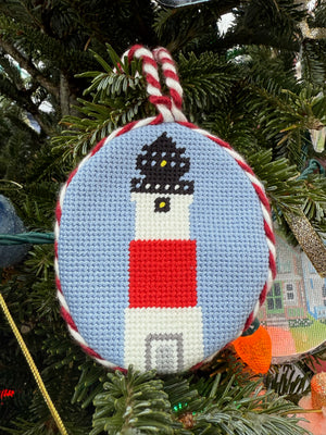 Sankaty Finished Needlepoint Ornament