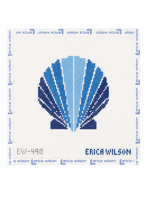 Blue Scallop Shell
