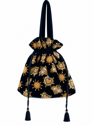 Astro Velvet Tote Bag