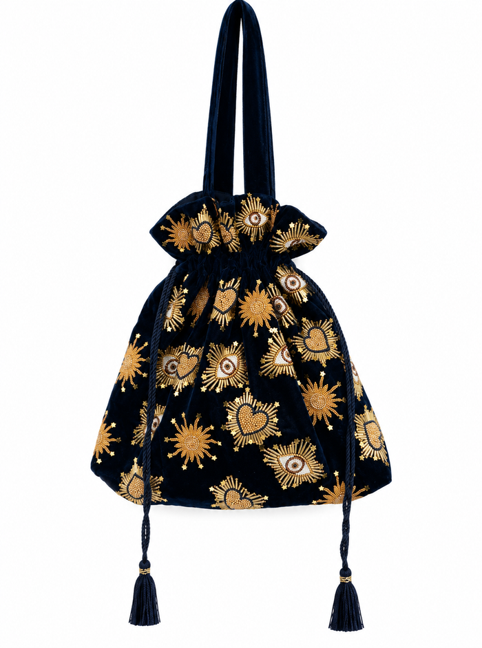 Astro Velvet Tote Bag