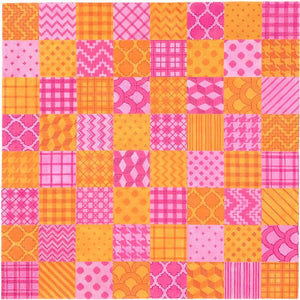 Pink and Orange Geometric Chess/Checkers