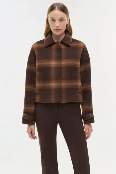 Simkhai Colby Plaid Jacket – Erica Wilson