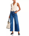 Taylor Cropped High Rise Wide Jean