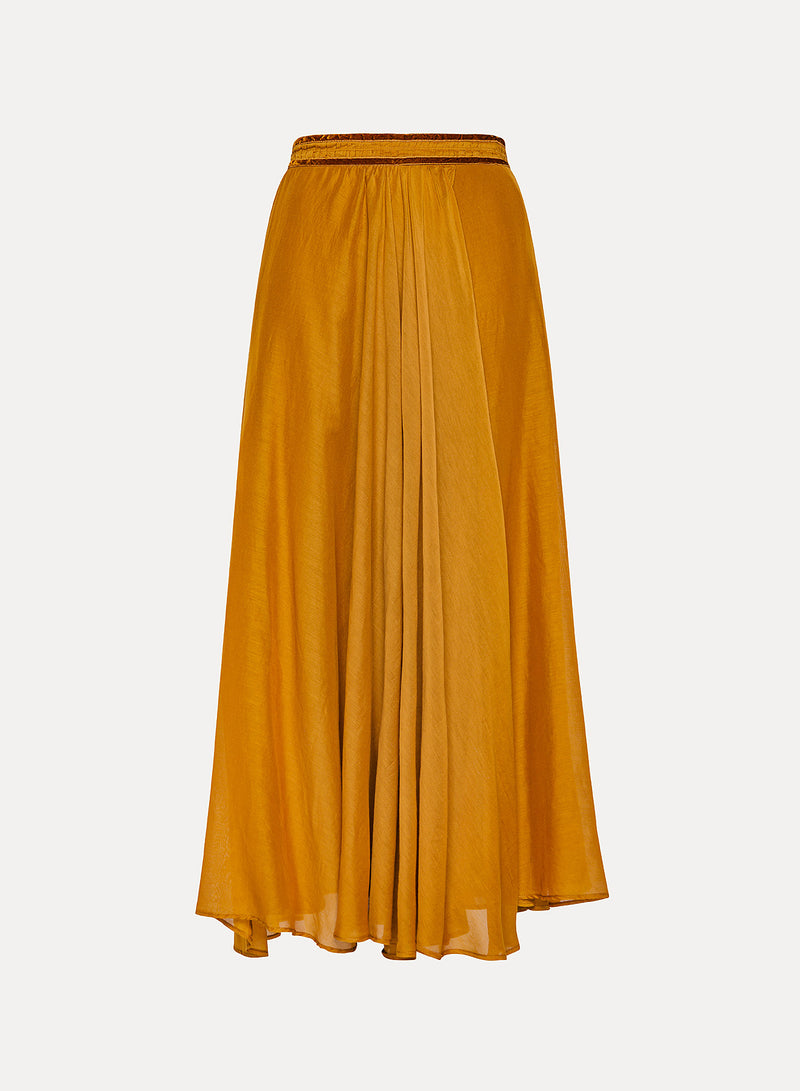 co/se voile long skirt