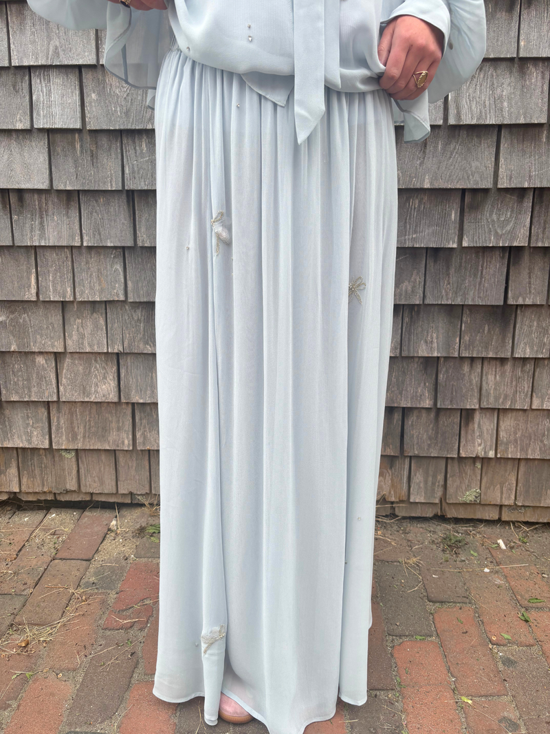 "carousel des sylphes" embroidery long skirt