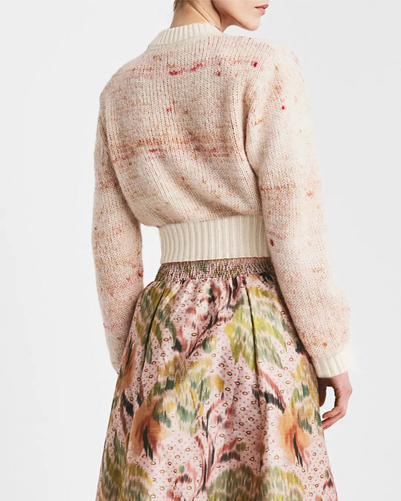 Melange Knit Sweater