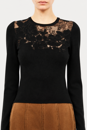 Belle Long Sleeve Lace Top