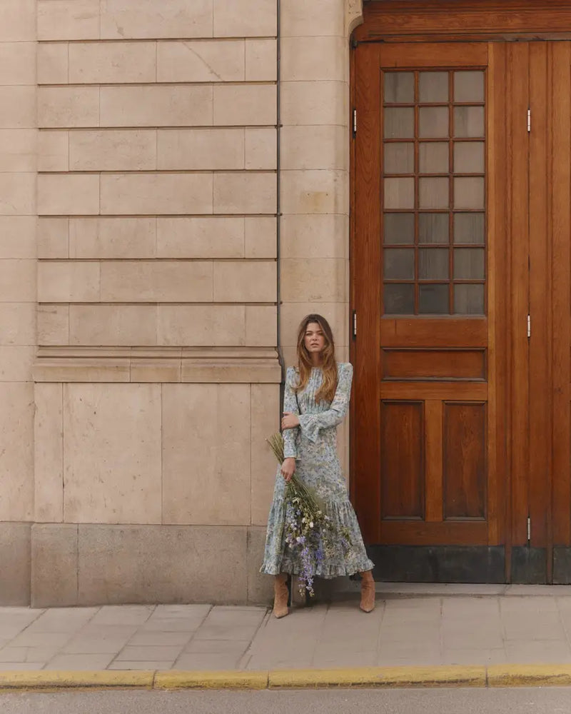 Viscose Flounce Dress