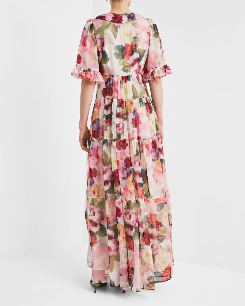 Organza Ruffle Dress