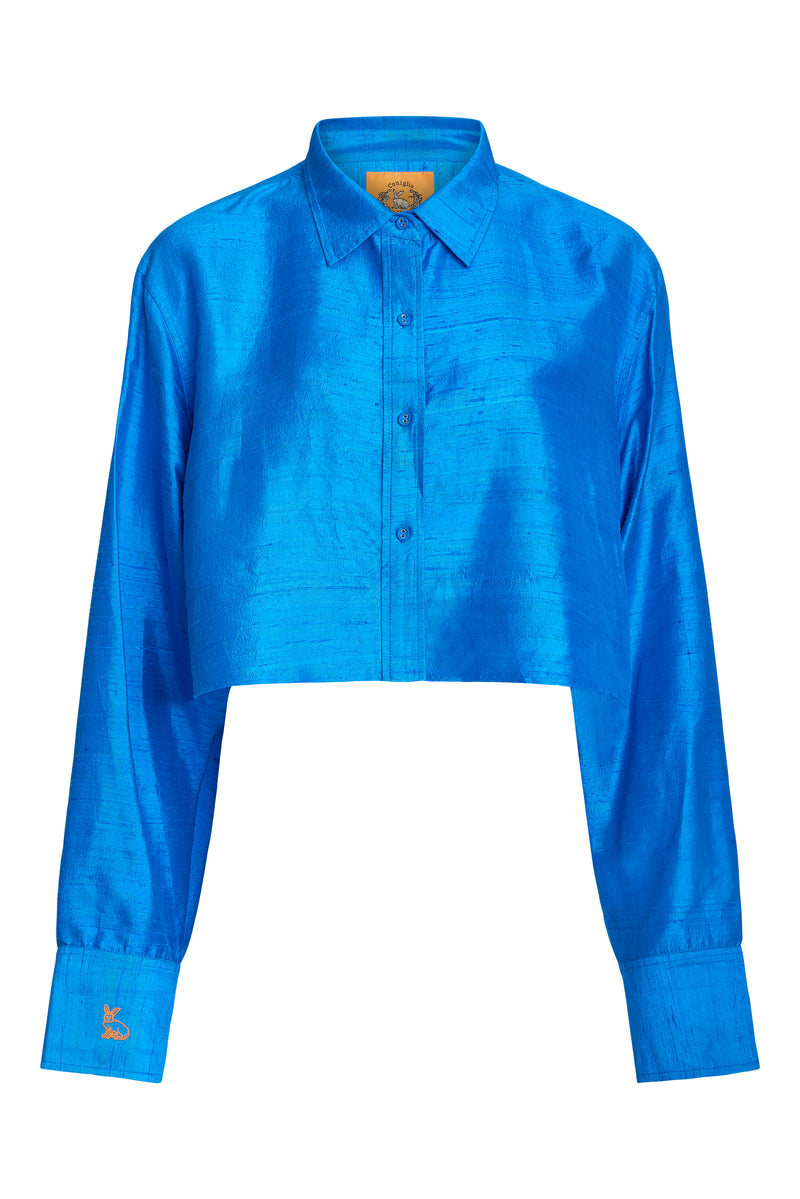 Cropped Classic Button Down