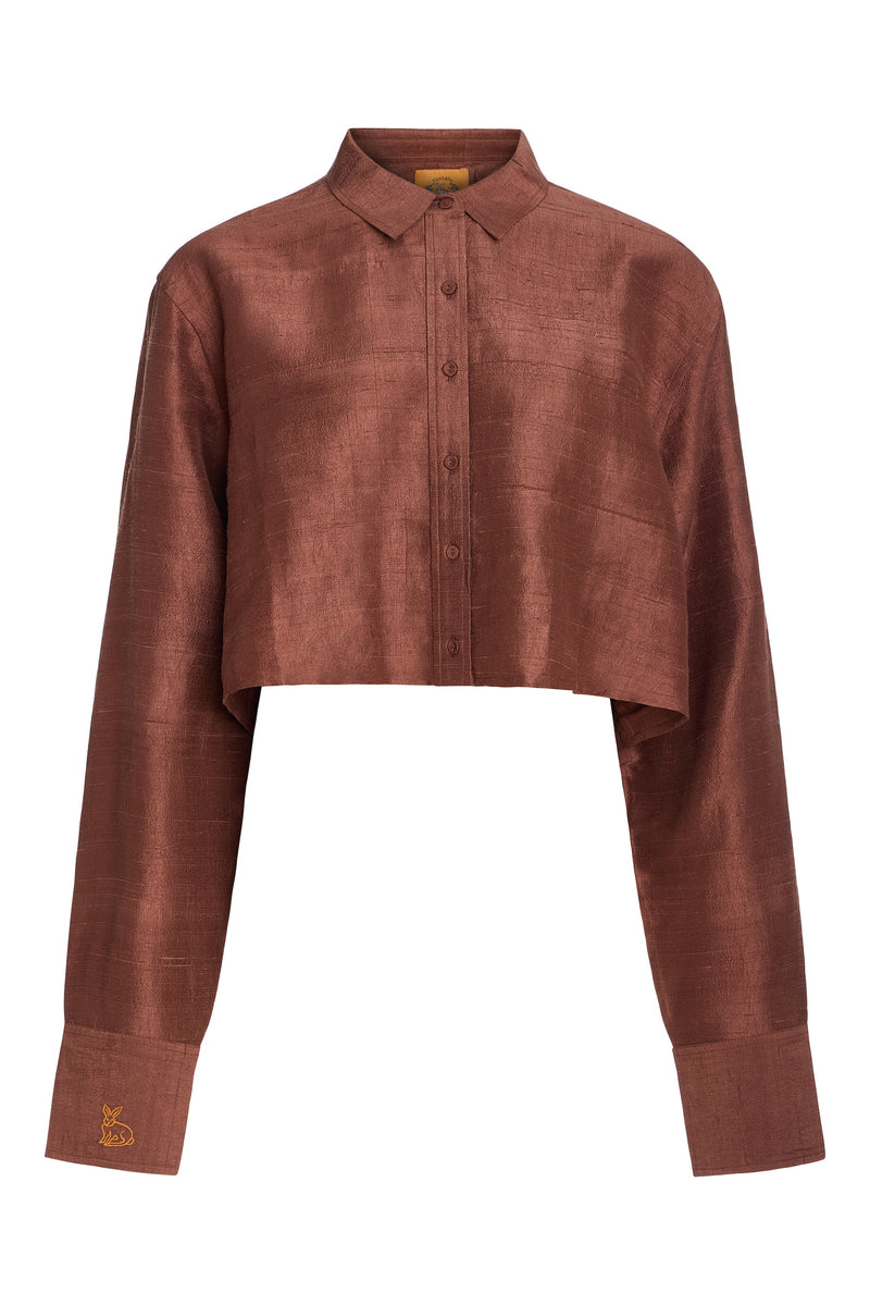 Cropped Classic Button Down