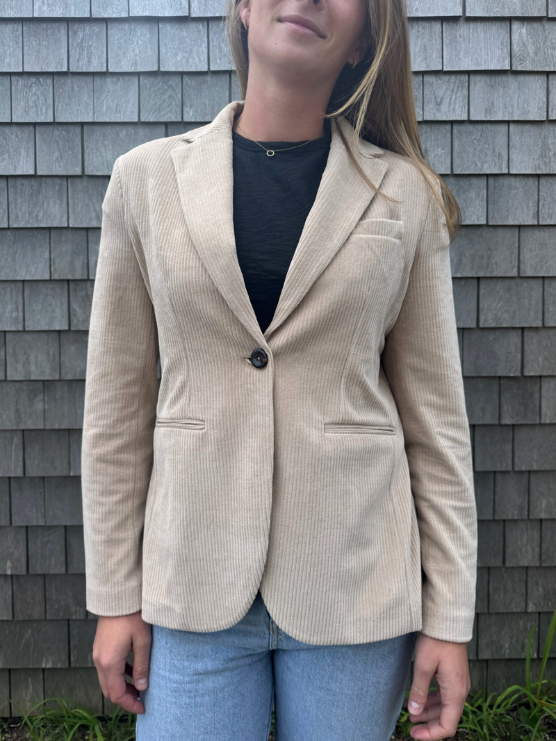Tiny Corduroy Slim Long Jacket