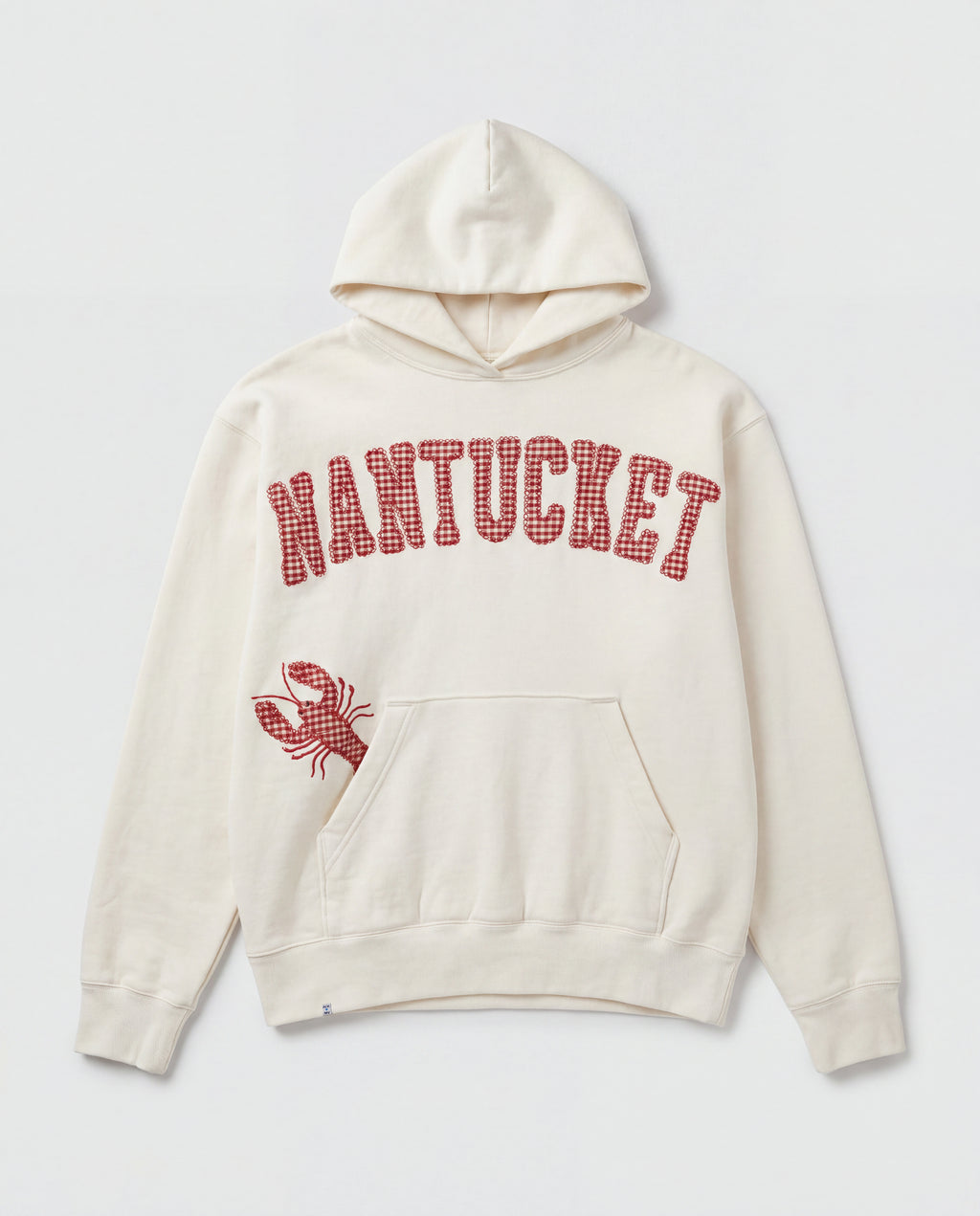 Erica Wilson Nantucket Lobster Gingham Hoodie