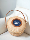Round Needlepoint Nantucket Lightship Basket™