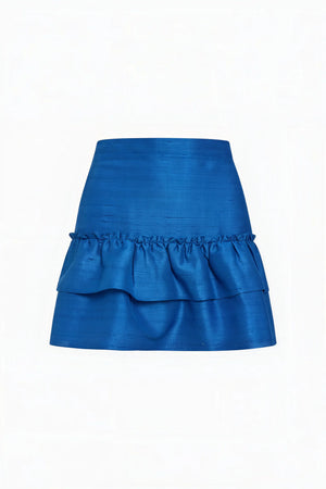 Cinch Back Mini Skirt