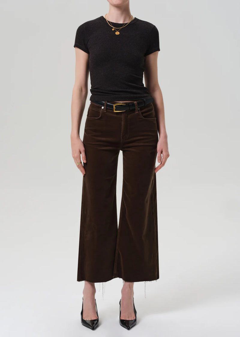 Lyra Wide Leg Crop Corduroy