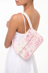 Ivory Cherry Blossom Toile Tommy Beaded Bag