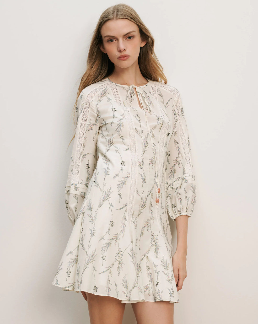 long bell sleeves dress Anemos