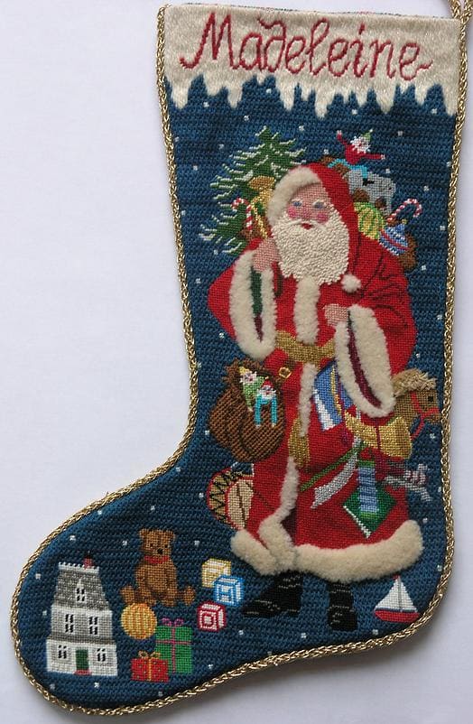 Victorian Santa Stocking