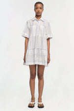 Cris Short Sleeve Shirt Dress