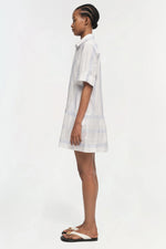 Cris Short Sleeve Shirt Dress