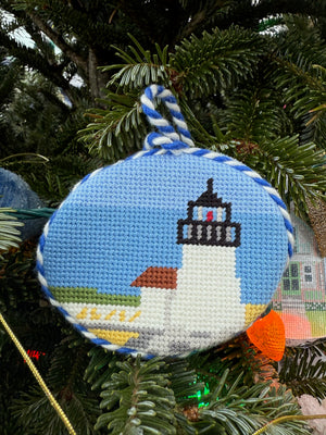 Brant Point Finished Needlepoint Ornament
