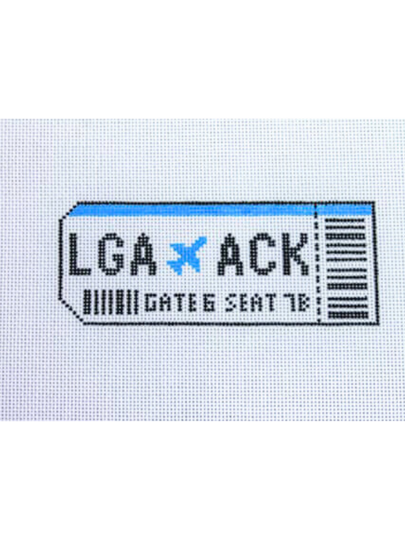 LGA-ACK Plane Ticket