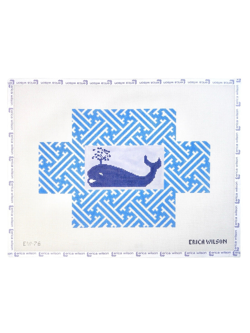 Blue Brick Whale Lattice