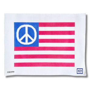 Large Peace American Flag