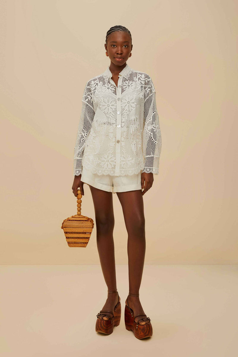 Off-White Wavy Pockets Shorts