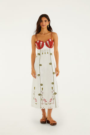 Tulip Richilieur Midi Dress Sleeveless