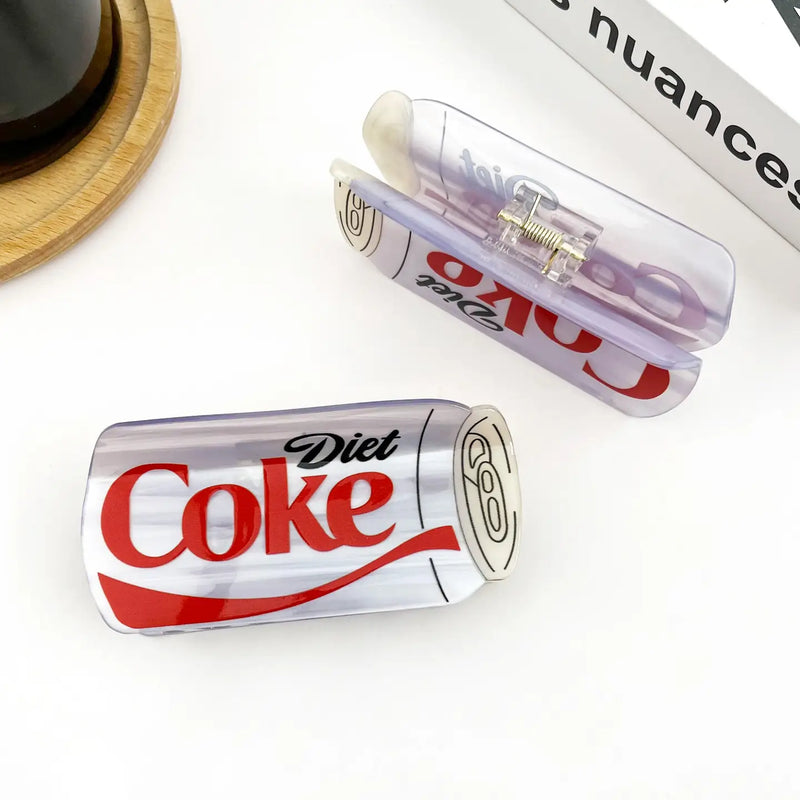 Diet Coke Hair Claw Clip