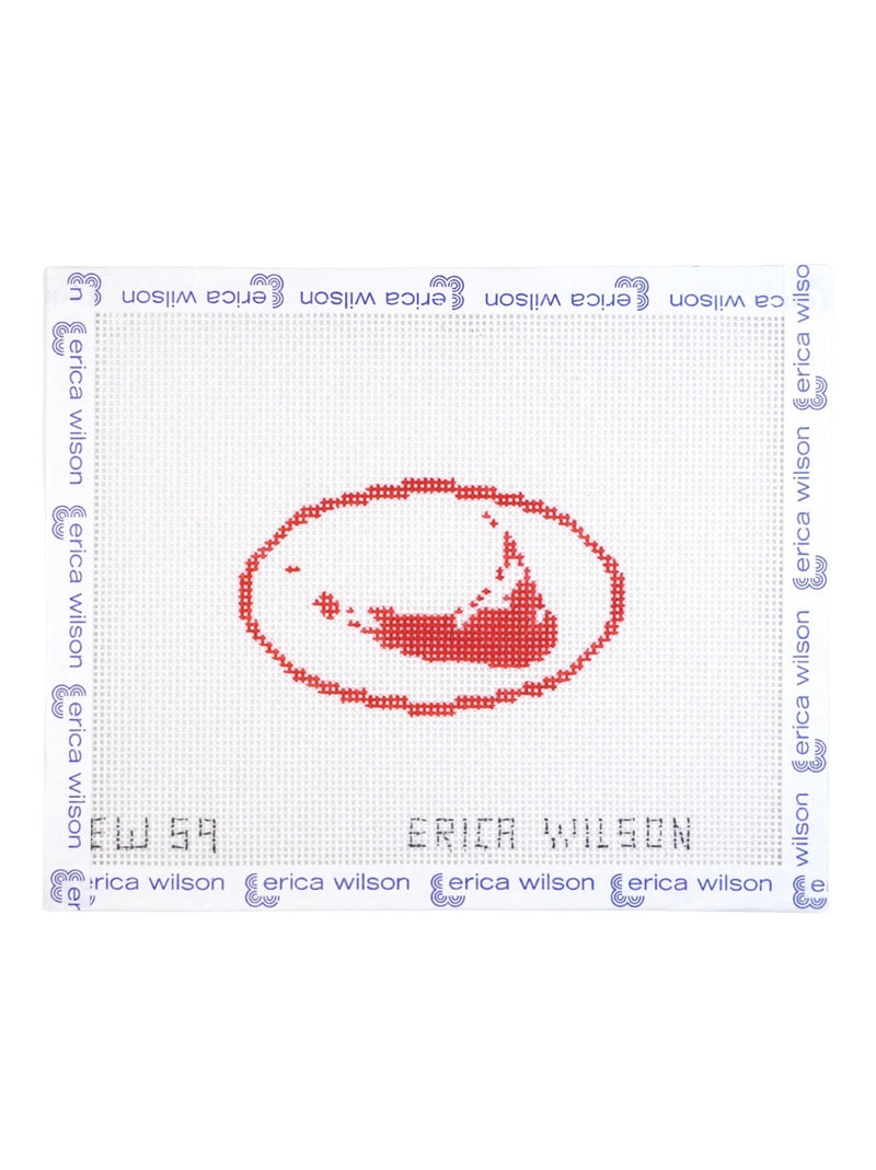 Nantucket Island Map Bumper Sticker