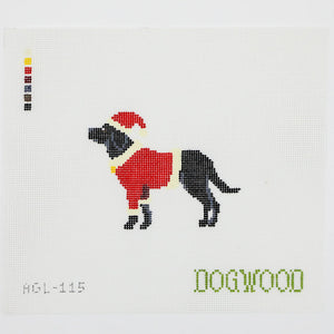 Black Lab Santa