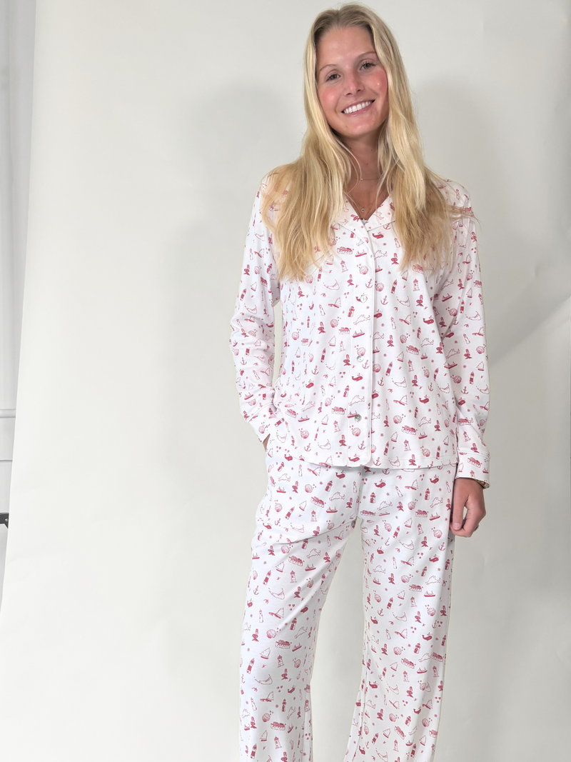 Long Polo PJ Greetings