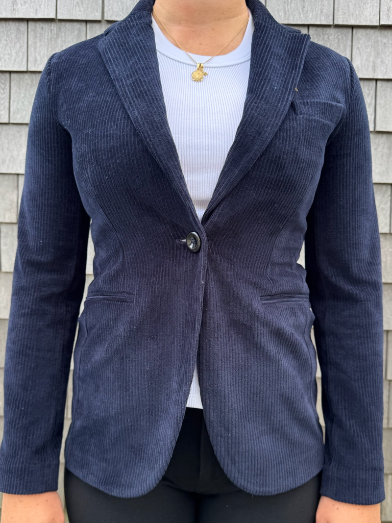 Tiny Corduroy Slim Long Jacket