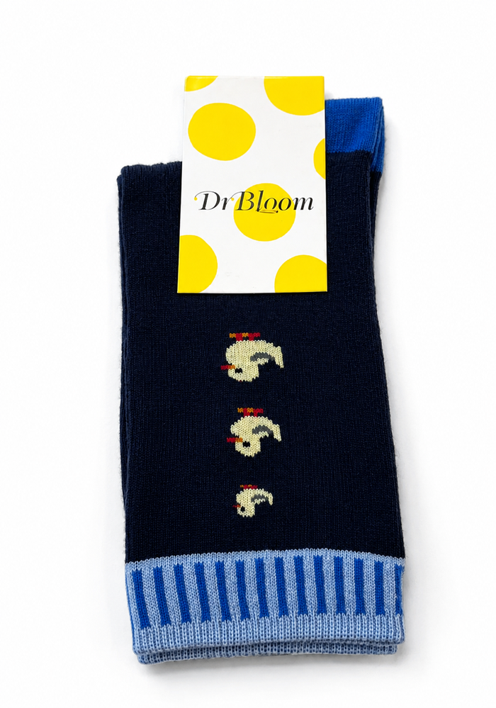 Animal Socks Blue Ducks