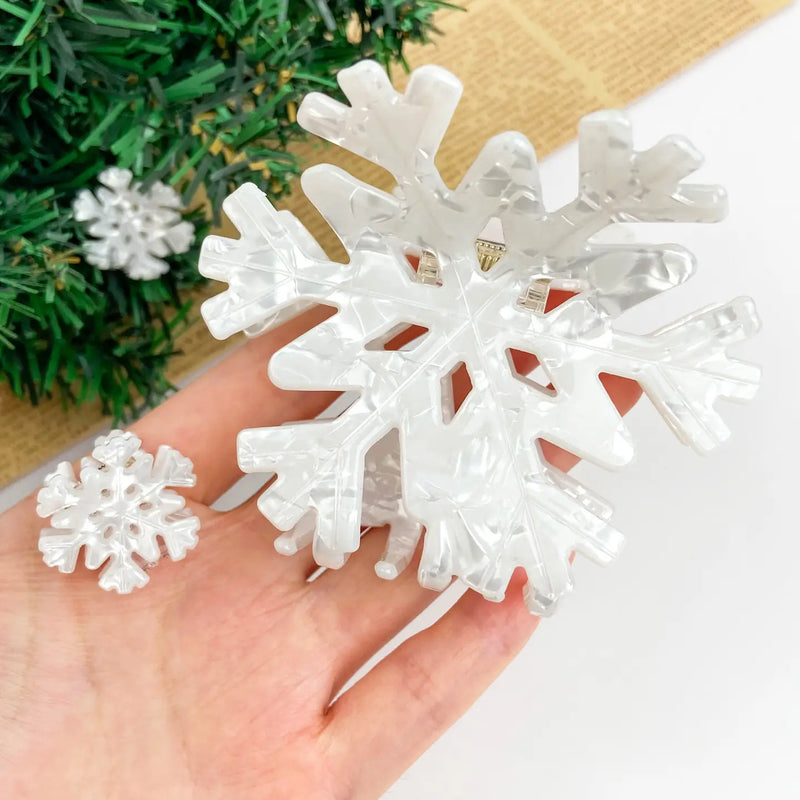 Snowflake Hair Clip