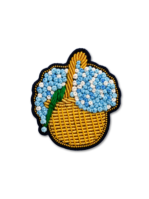 Hydrangea Basket Pin