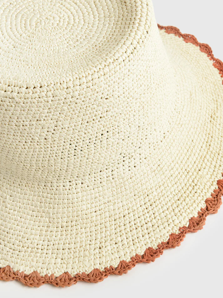 Shell Crochet Bucket Hat